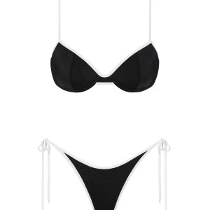 JARA - JETT Black Balconette Bikini