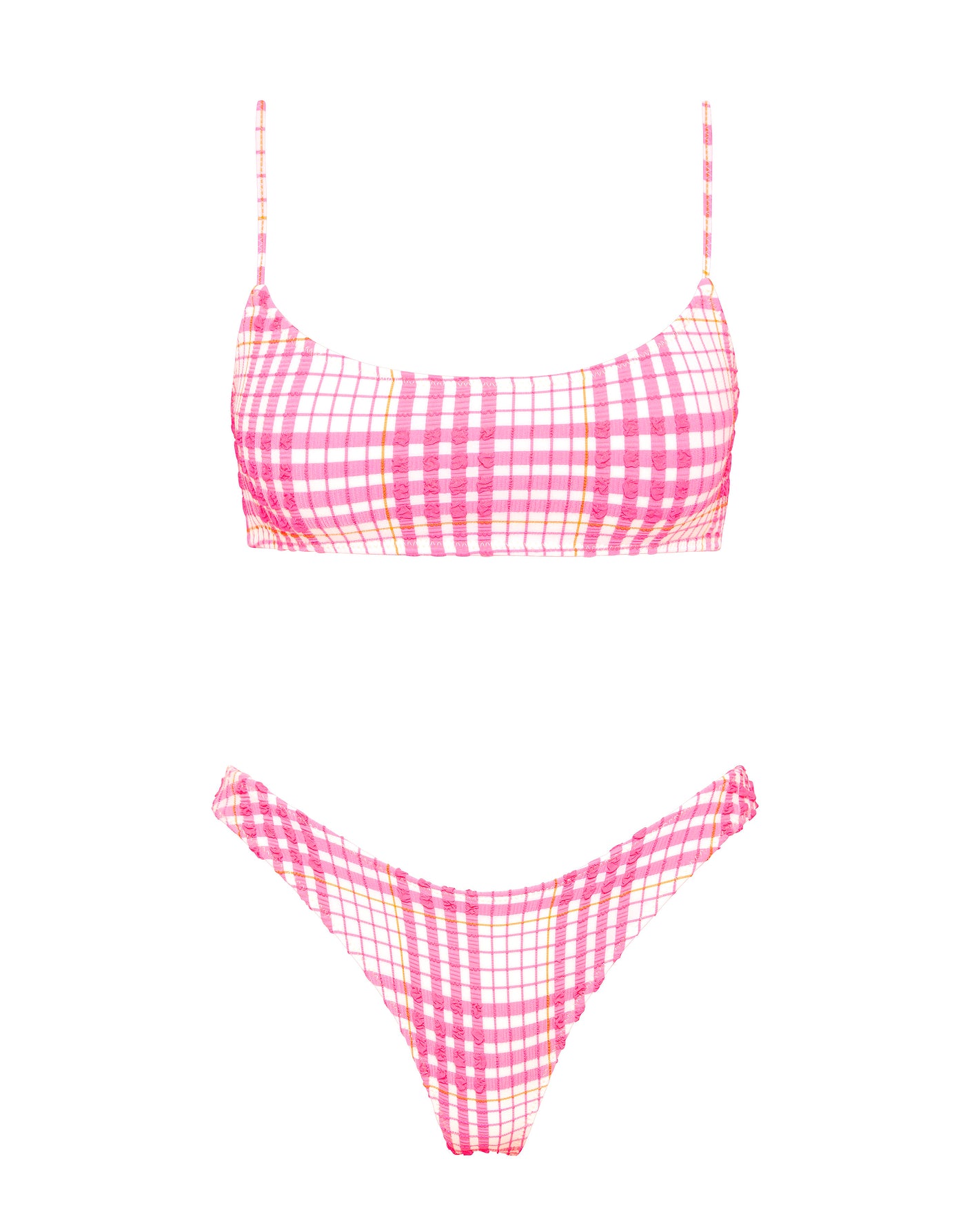 MICA - PETALI Pink Scoop Bikini Set