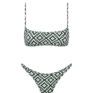 MIMA - POLLO Geometric Crop Bikini Set