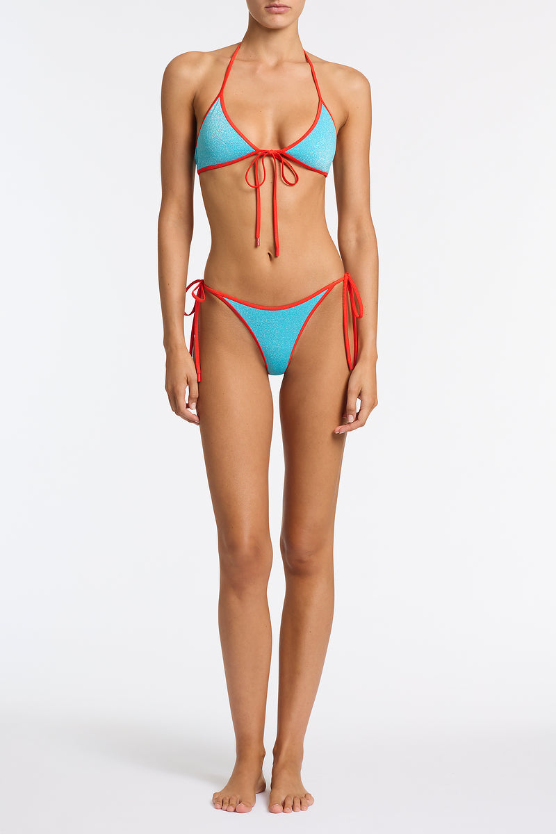 SOFI - AZURE SPARKLE Halter Bikini Set - Image 2